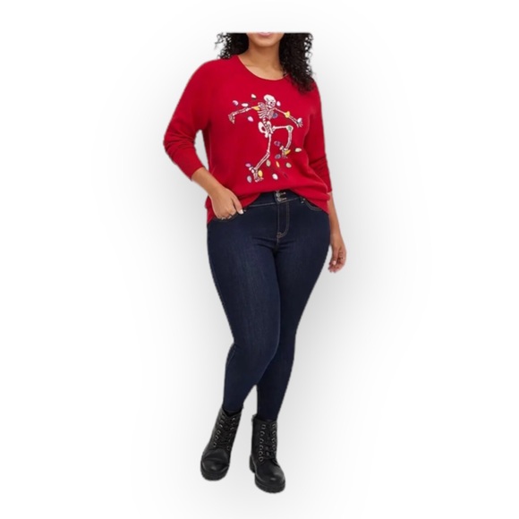 Torrid Skeleton Christmas Sweater - Picture 3 of 4